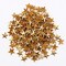 300 Pieces Hotfix Iron On, Flat Back Stars Studs - 1/4" Flatback Glue on Studs (Gold, 10x10mm)